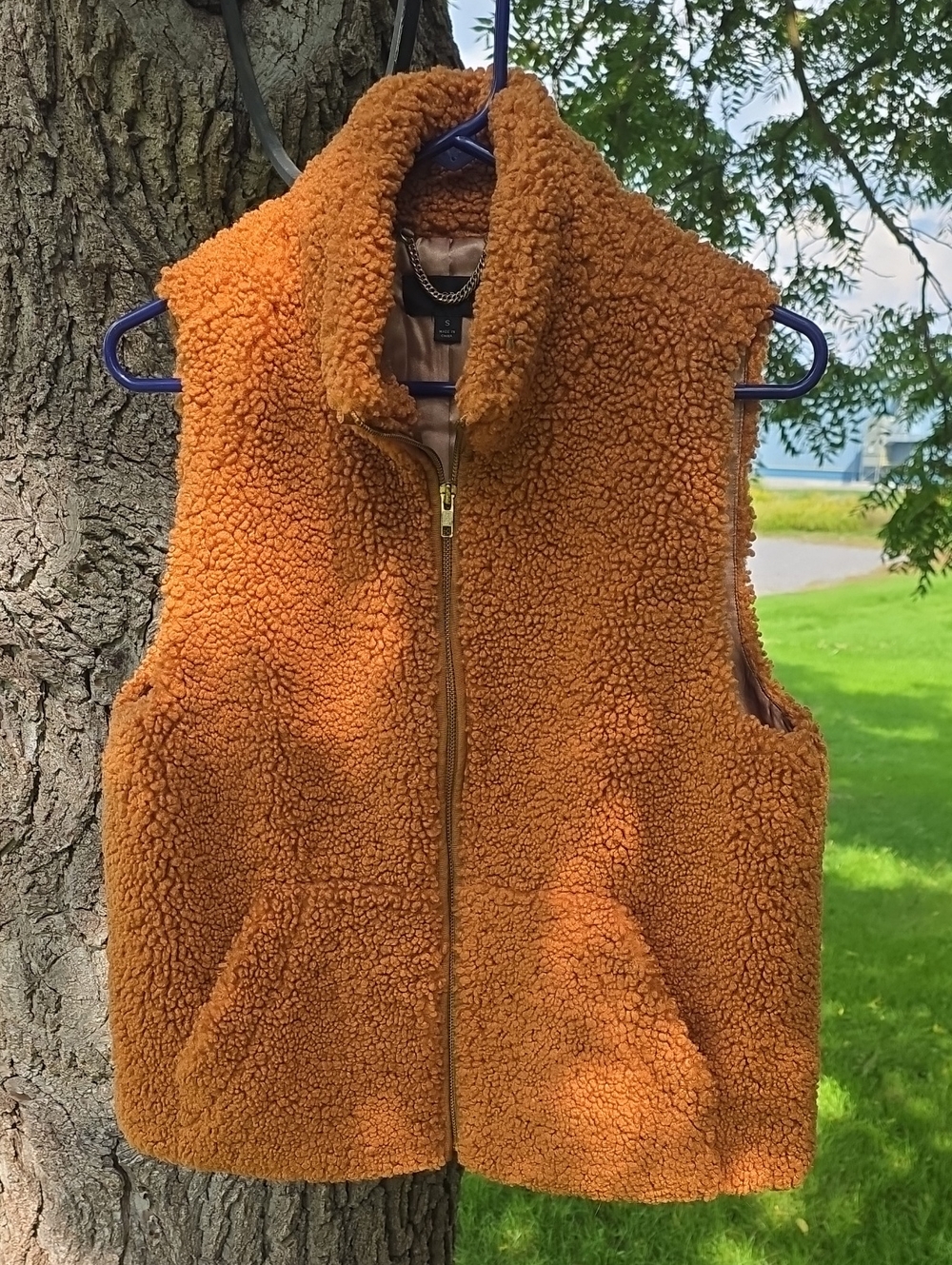 J. Crew Cozy Sherpa Vest, Size Small